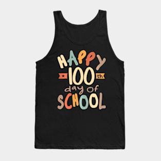 100Th Day Of School Teachers Kids Child Happy 100 Days Tank Top